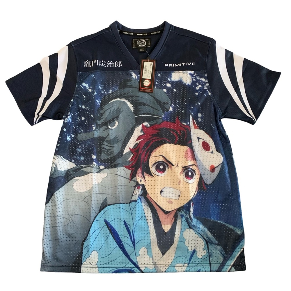 NWT Primitive x Demon Slayer Tanjiro Mesh Jersey - Picture 6 of 7